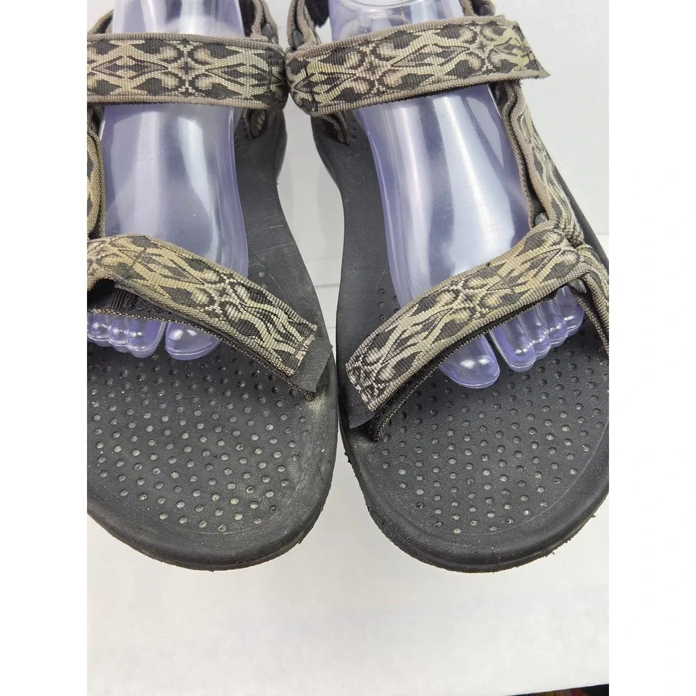 Teva Hurricane 3 Mens Sandals 12 Gray Geometric Walking Sport Casual Beach